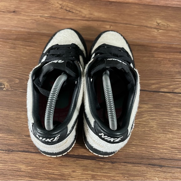 Nike Dunk Low Premium QS BG Premium Size 4Y (Women’s 5.5) Shoes Faux Fur Panda - Picture 5 of 11